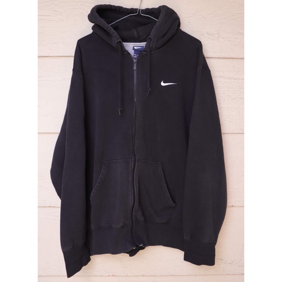 nike swoosh zip up hoodie